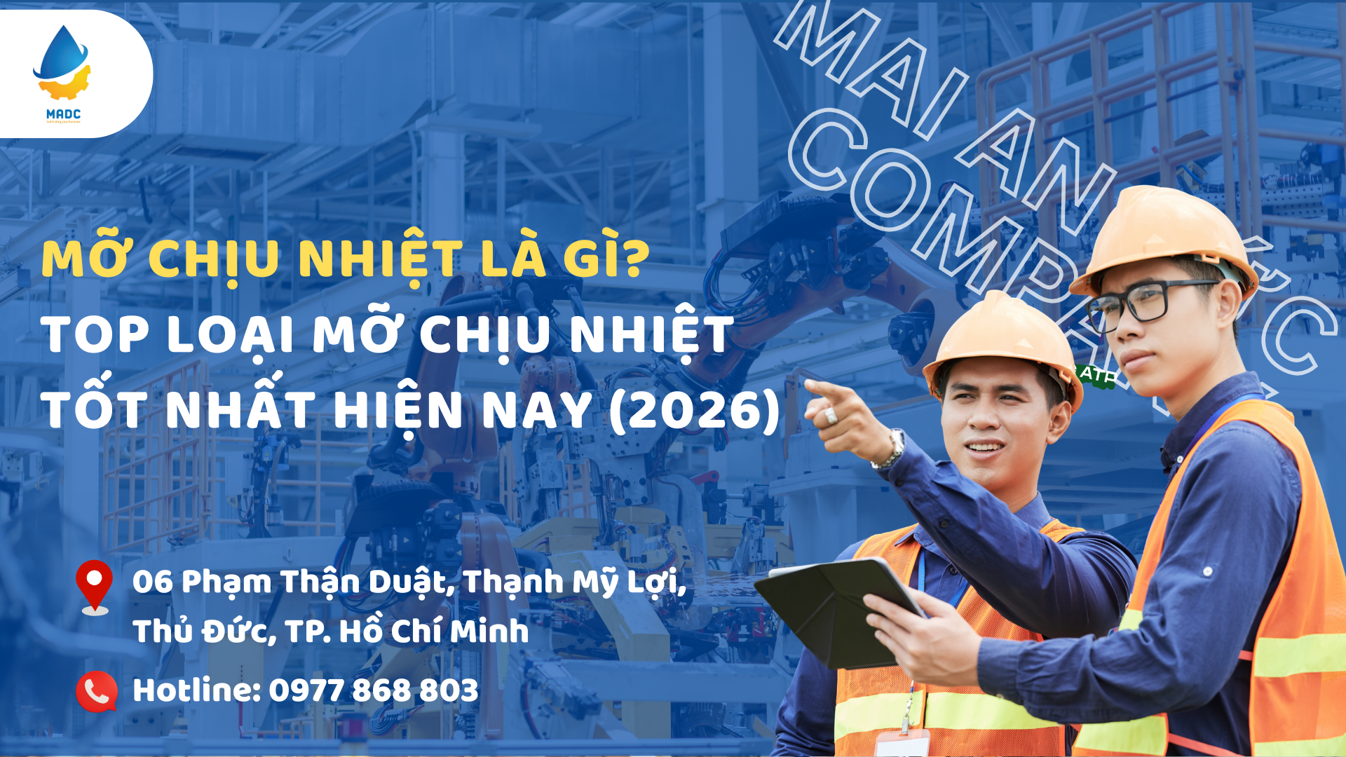 Mỡ chịu nhiệt là gì? Top loại mỡ chịu nhiệt tốt nhất hiện nay (2026)